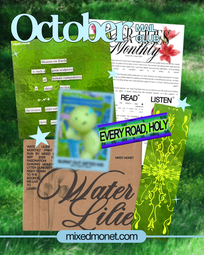 water lilies print club