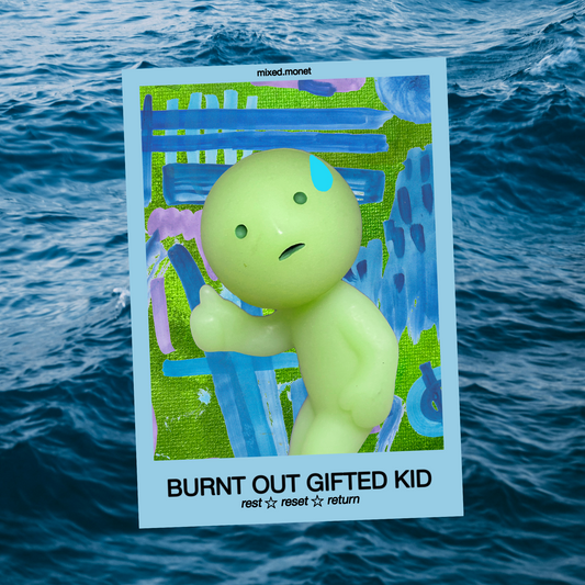 [oracle card] burnt out gifted kid